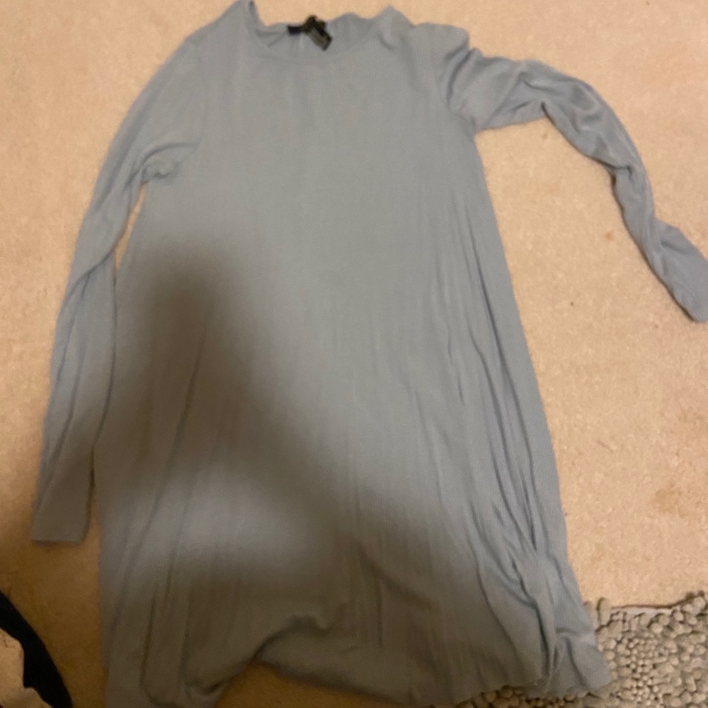 Blue tshirt dress